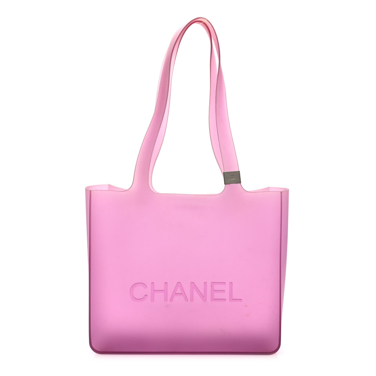 Chanel Jelly Rubber Tote Purple