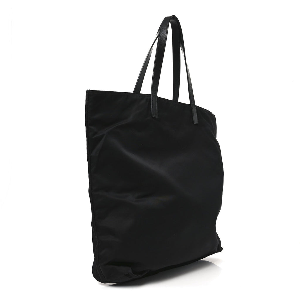 Prada Tessuto Nylon Shopping Tote Black