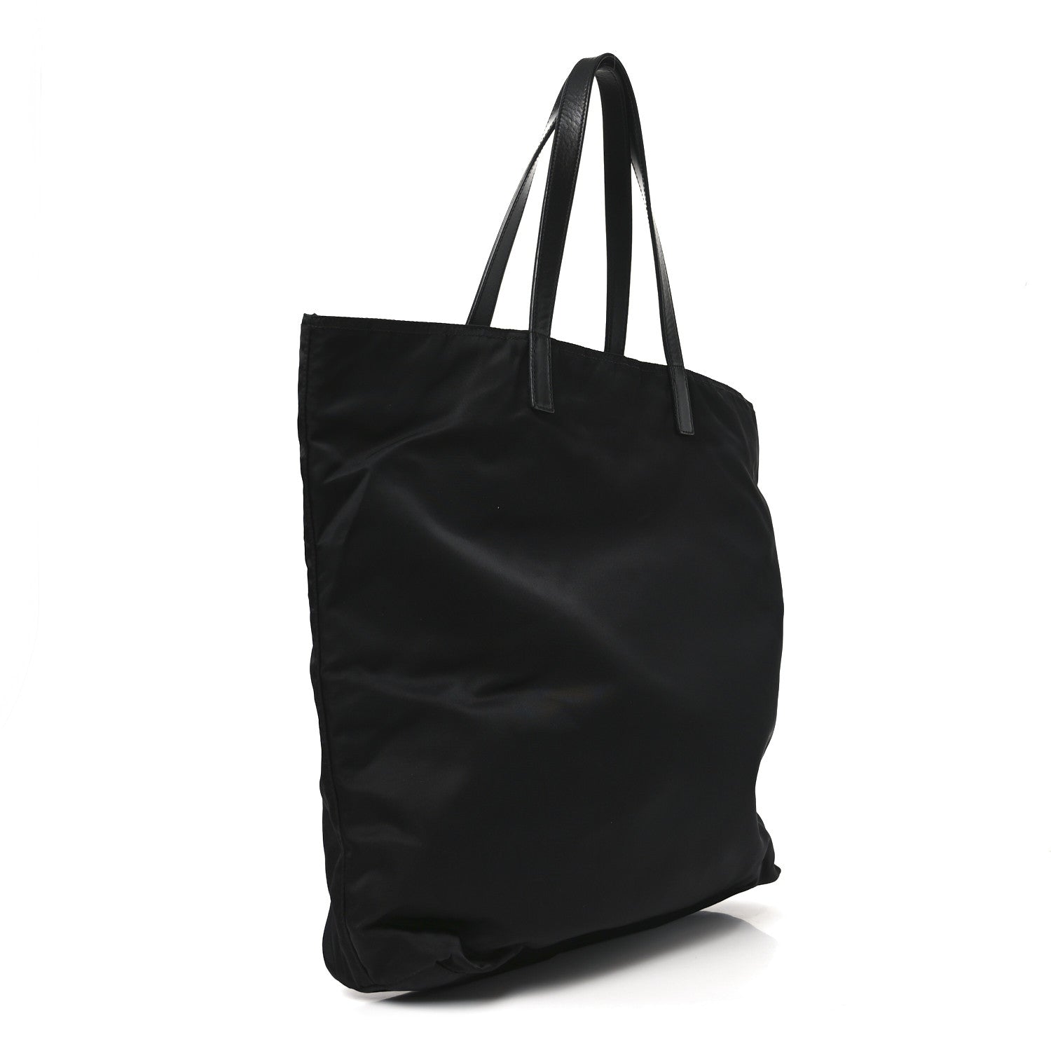 Prada Tessuto Nylon Shopping Tote Black