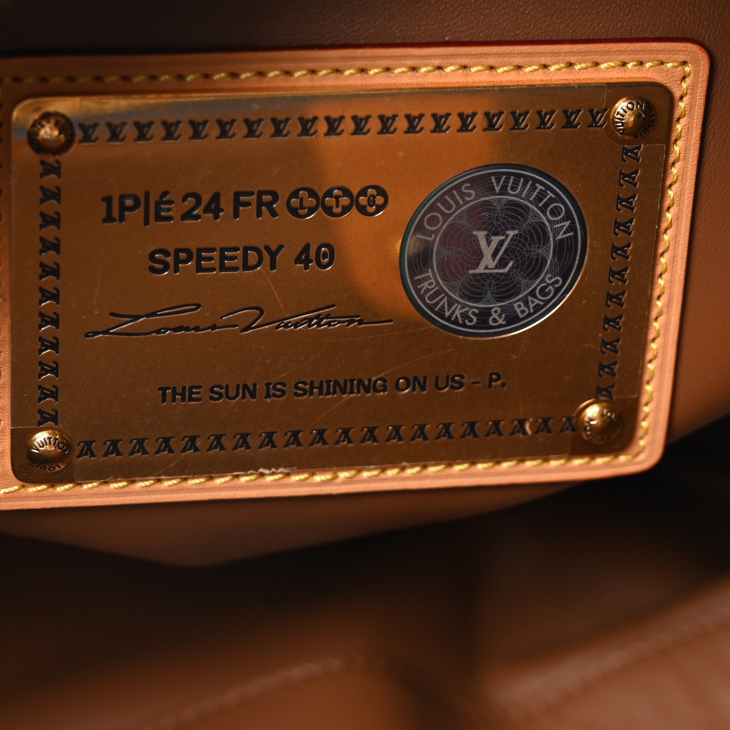 Louis Vuitton Calfskin Monogram Speedy P9 Bandouliere 40 Blue