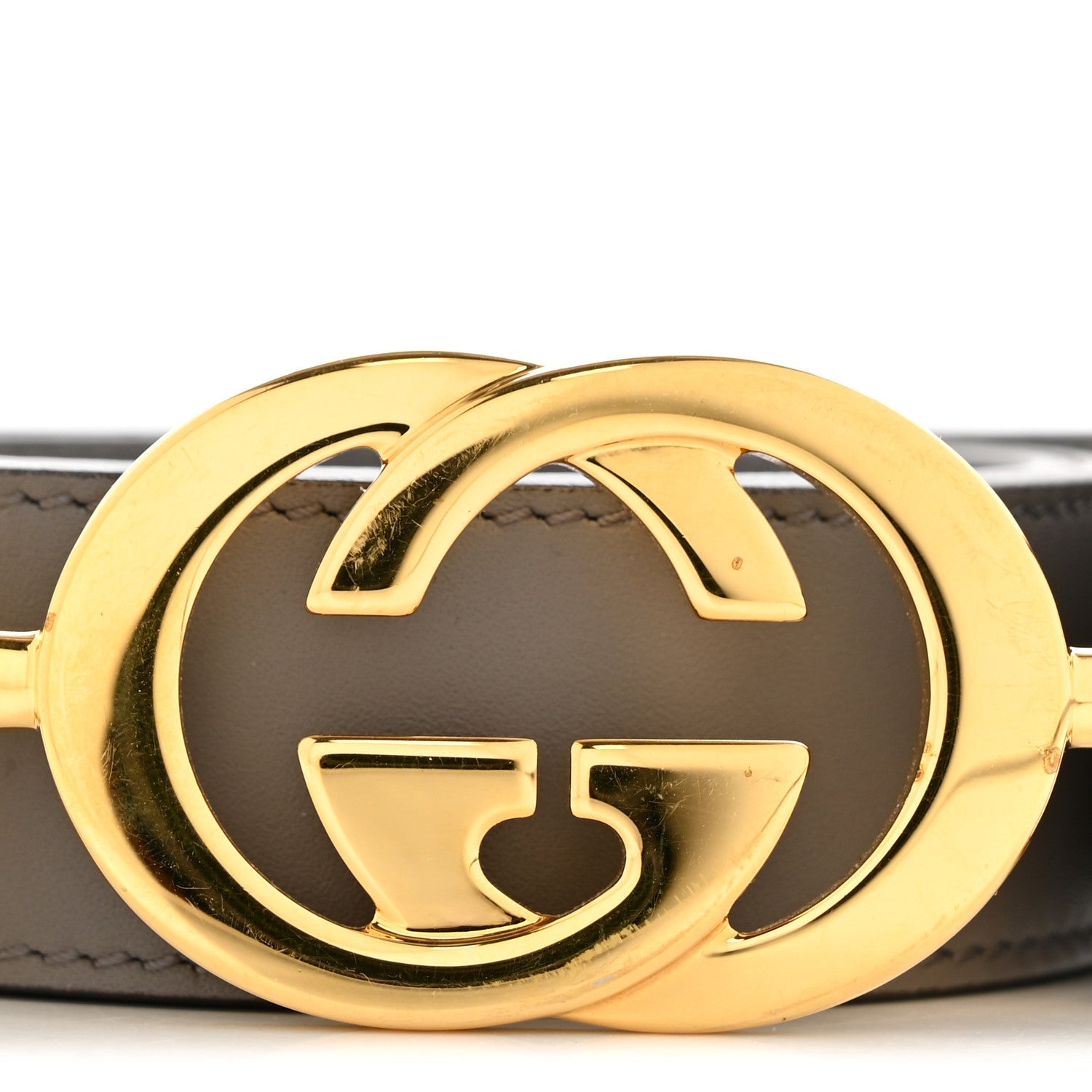 Gucci Calfskin Zumi 30mm Belt 75 30 Dusty Grey