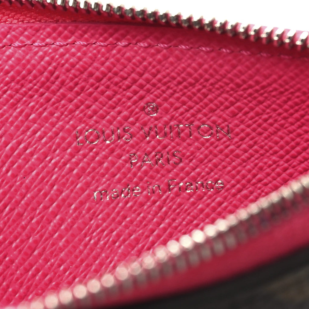 Louis Vuitton Monogram Calfskin Coin Card Holder Rose