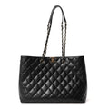 Chanel Caviar Quilted Small Shopping Tote Black