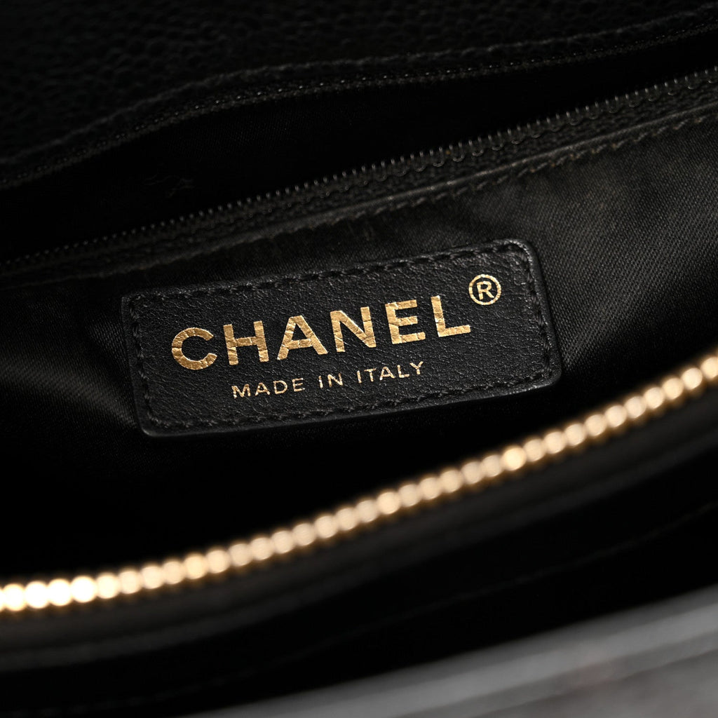 Chanel Caviar Quilted Grand Shopping Tote GST Black