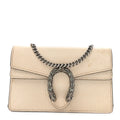 Gucci Dollar Calfskin Crystal Super Mini Dionysus Shoulder Bag Mystic White Black Diamond