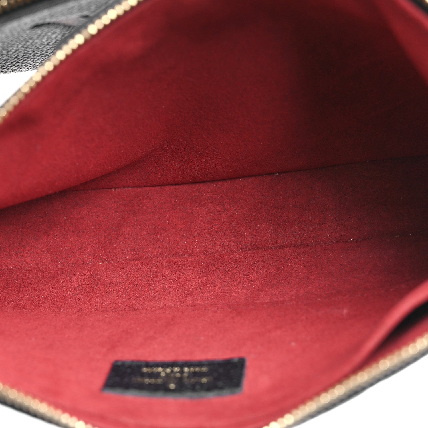 Louis Vuitton Empreinte Monogram Giant Multi Pochette Accessories Black Beige