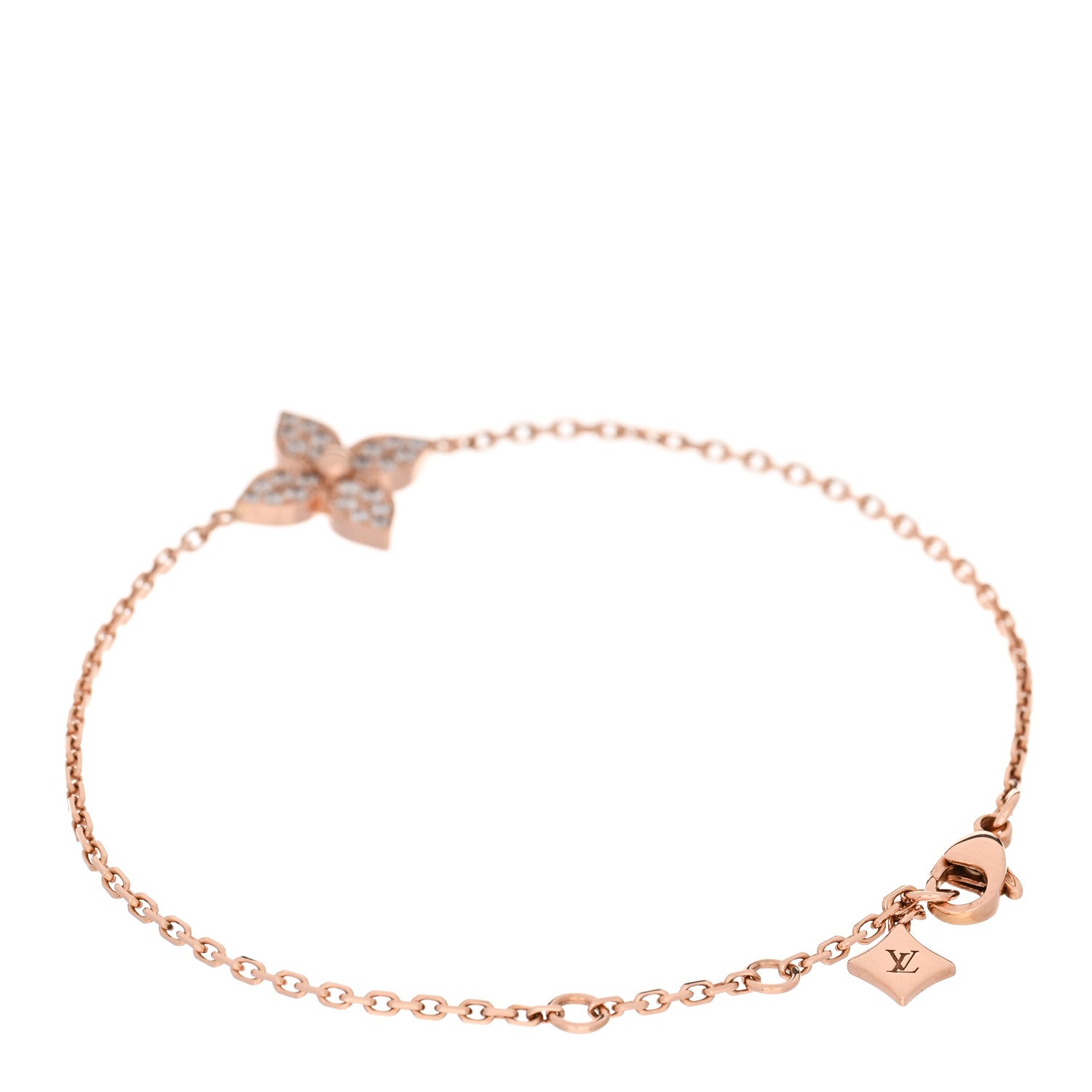 Louis Vuitton 18K Pink Gold Diamond Idylle Blossom Bracelet