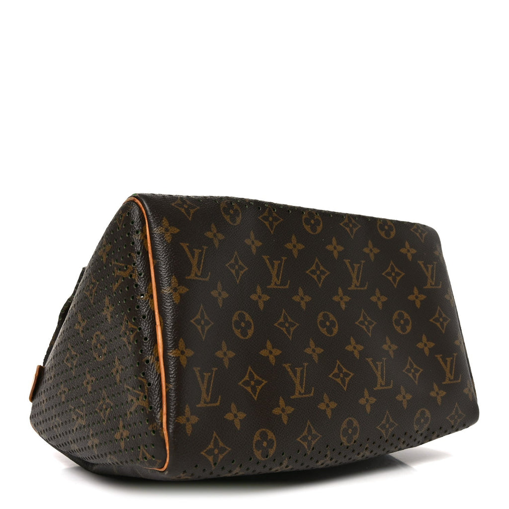 Louis Vuitton Monogram Perforated Speedy 30 Green