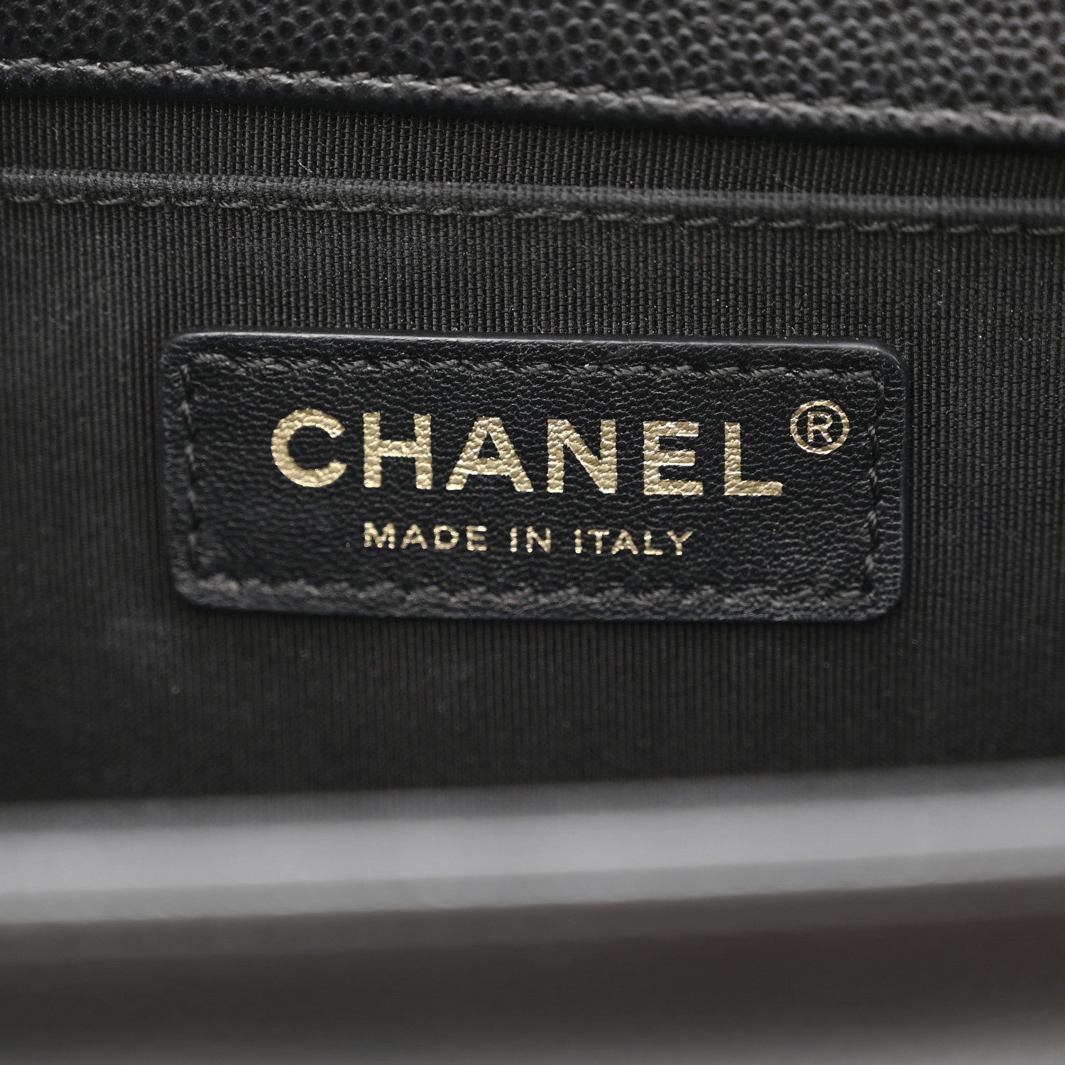 Chanel Caviar Quilted Medium Boy Flap Black