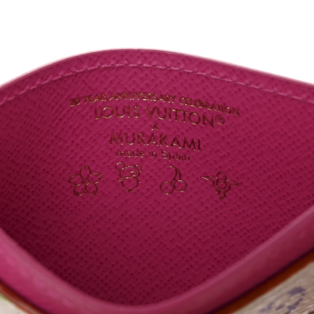 Louis Vuitton LV X TM Monogram Multicolor Card Holder Kawaii Pink