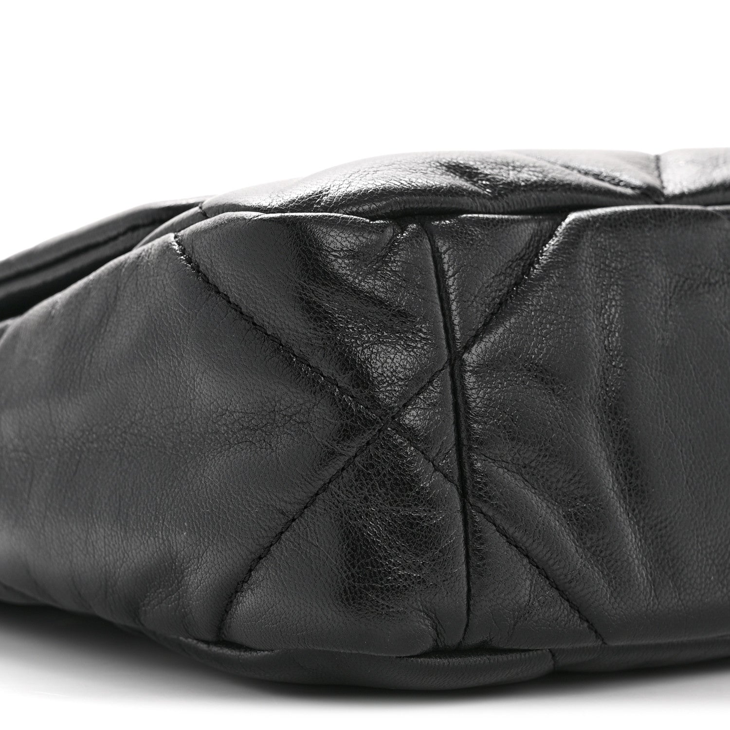 Chanel Goatskin Quilted Medium Chanel 19 Flap Black