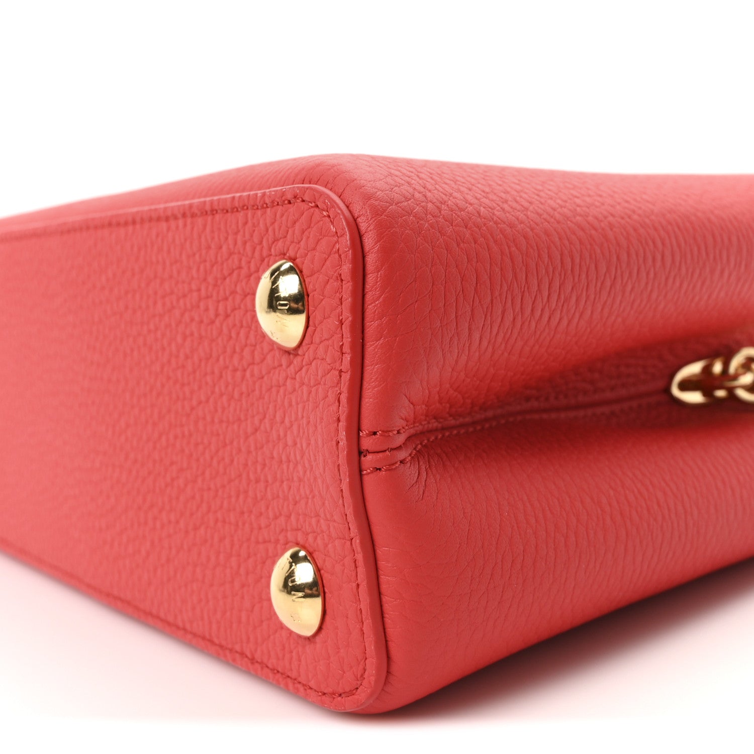 Louis Vuitton LV X TM Taurillon Cerises Capucines BB Rouge