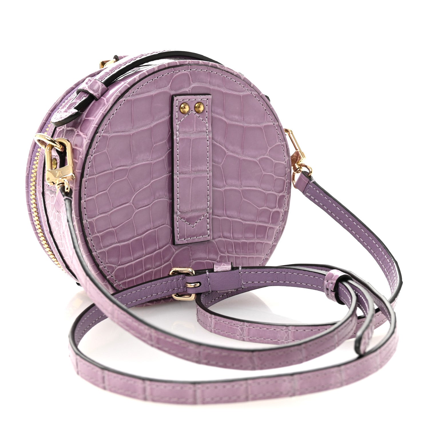 Louis Vuitton Alligator Mini Boite Chapeau Purple
