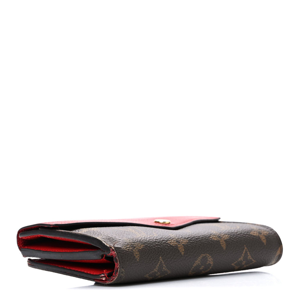 Louis Vuitton Monogram Pallas Compact Wallet Cherry