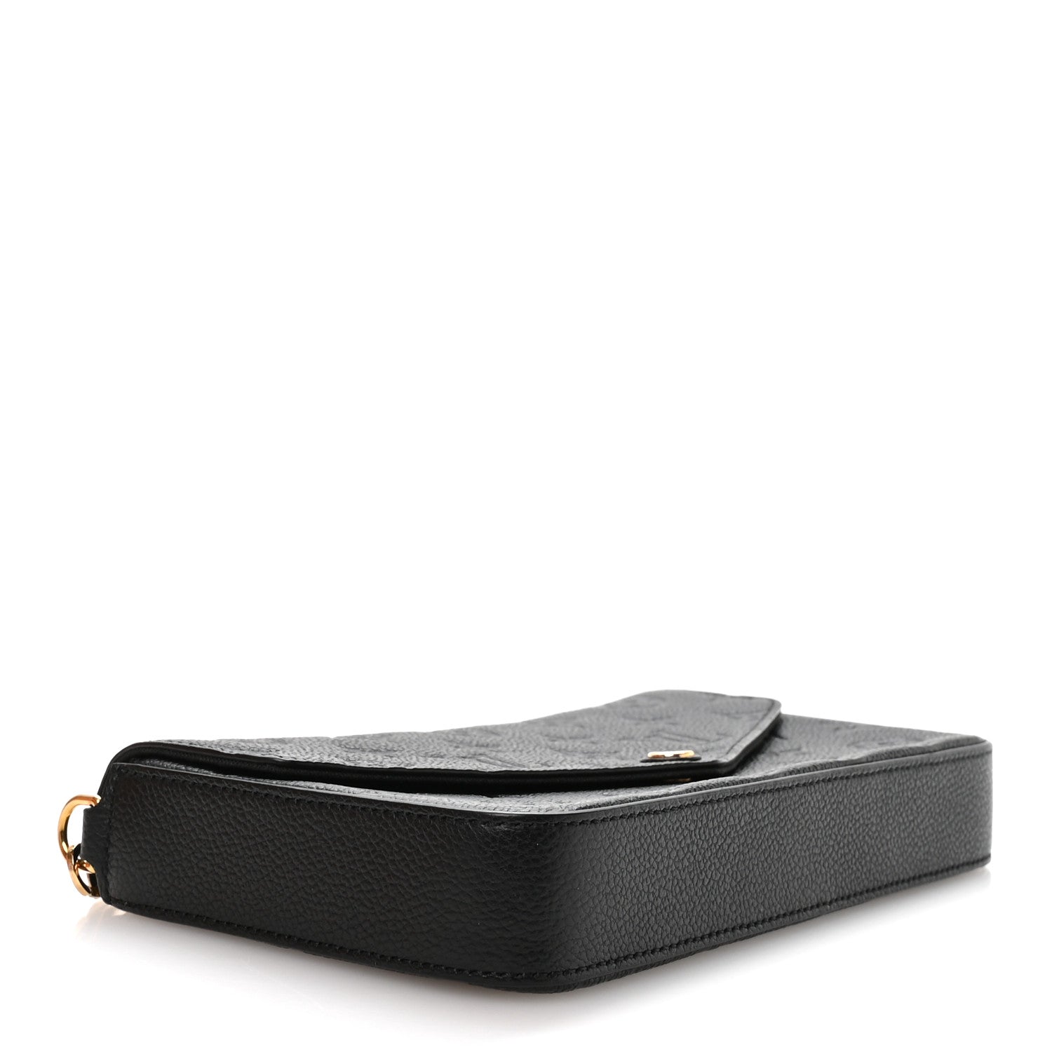 Louis Vuitton Empreinte Pochette Felicie Chain Wallet Black
