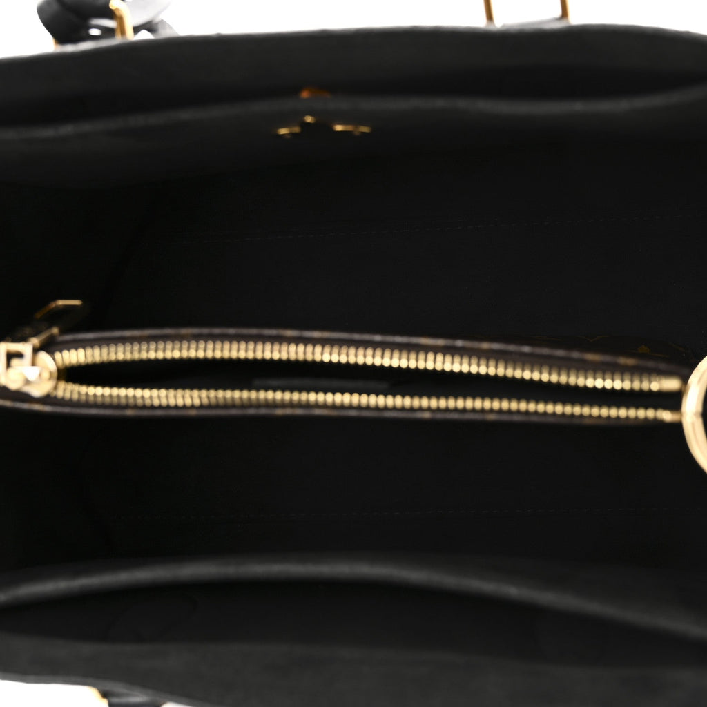 Louis Vuitton Monogram Flower Tote Black