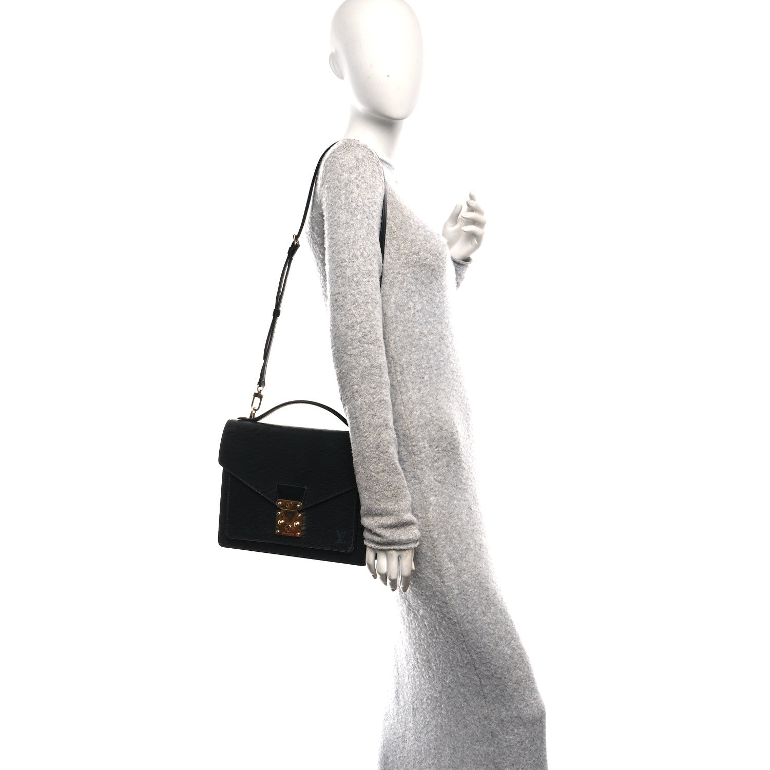 Louis Vuitton Epi Monceau Black