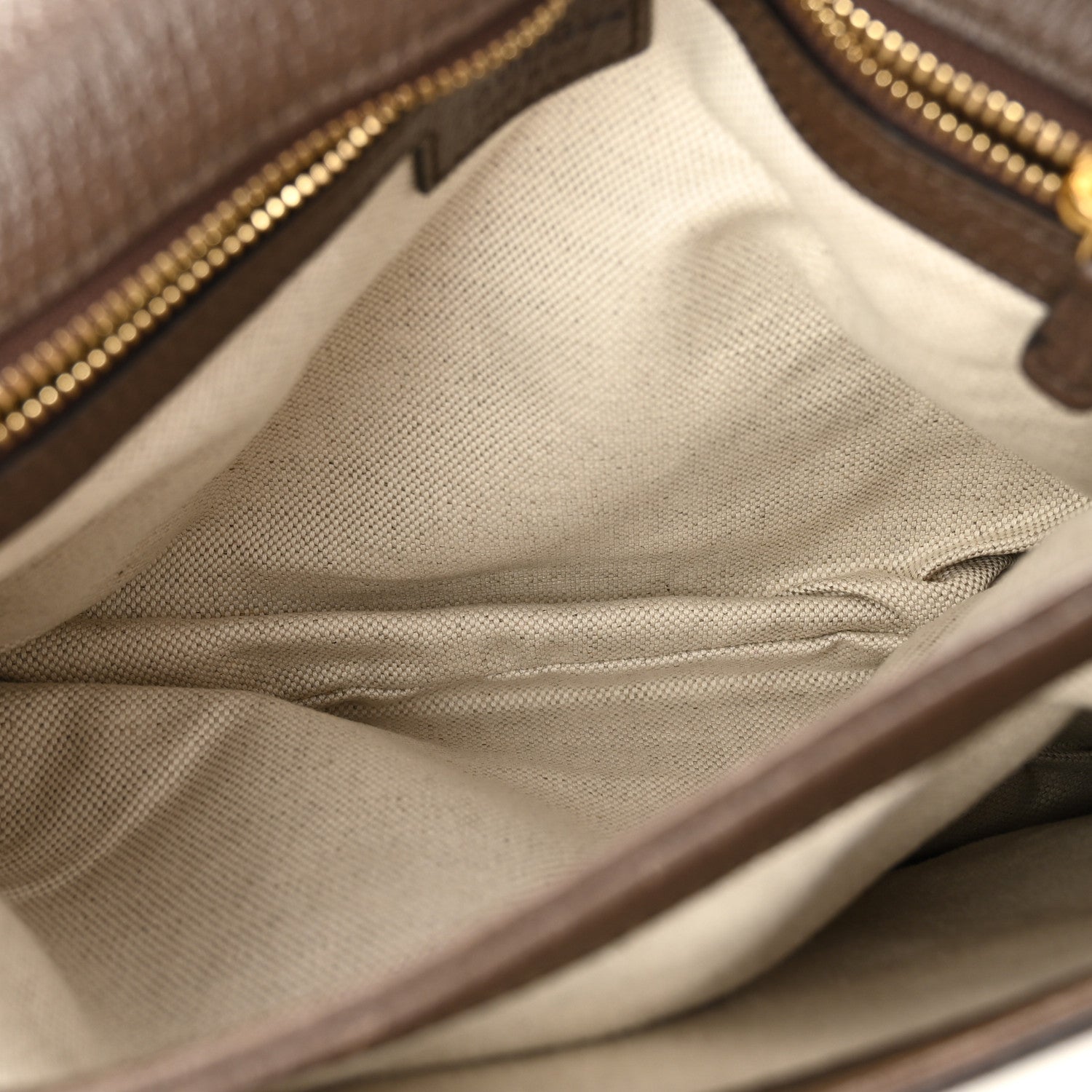 Gucci GG Supreme Monogram Textured Dollar Calfskin Web Medium Blondie Top Handle Shoulder Flap Bag Beige Ebony New Acero