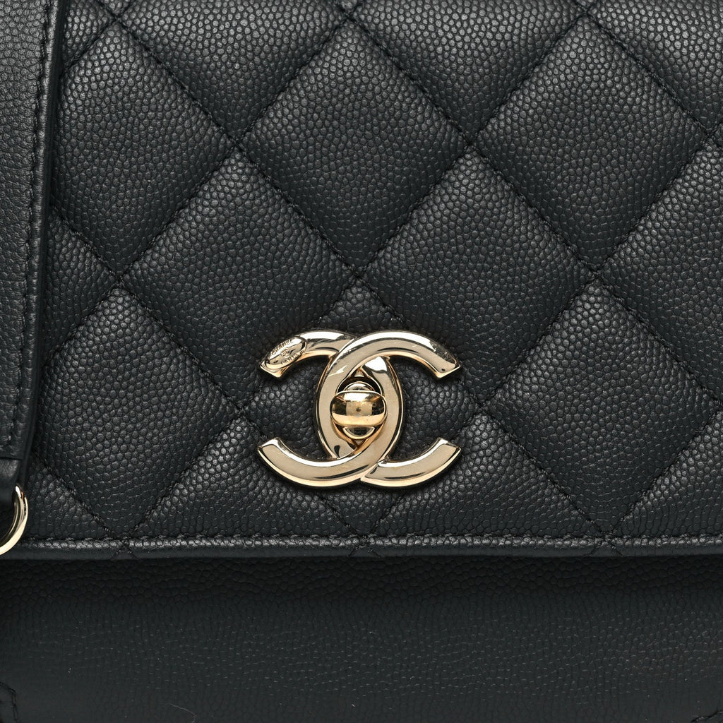 Chanel Caviar Quilted Small Business Affinity Flap Black