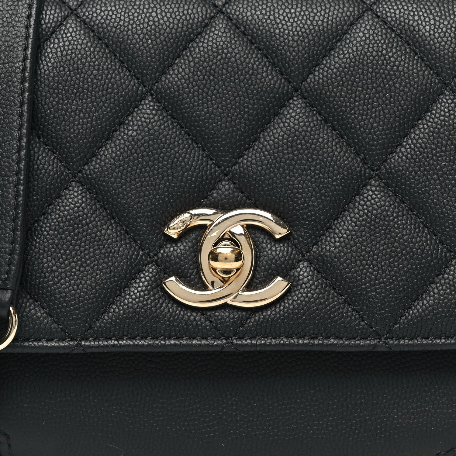 Chanel Caviar Quilted Small Business Affinity Flap Black