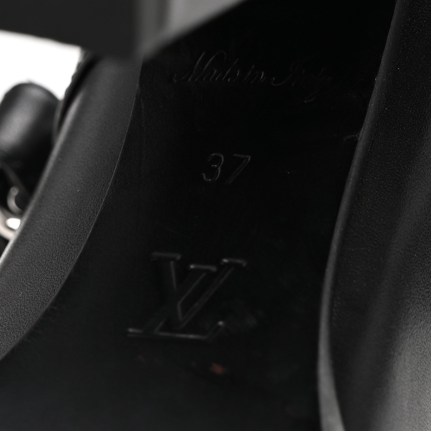 Louis Vuitton Calfskin Star Trail Ankle Pumps 37 Black