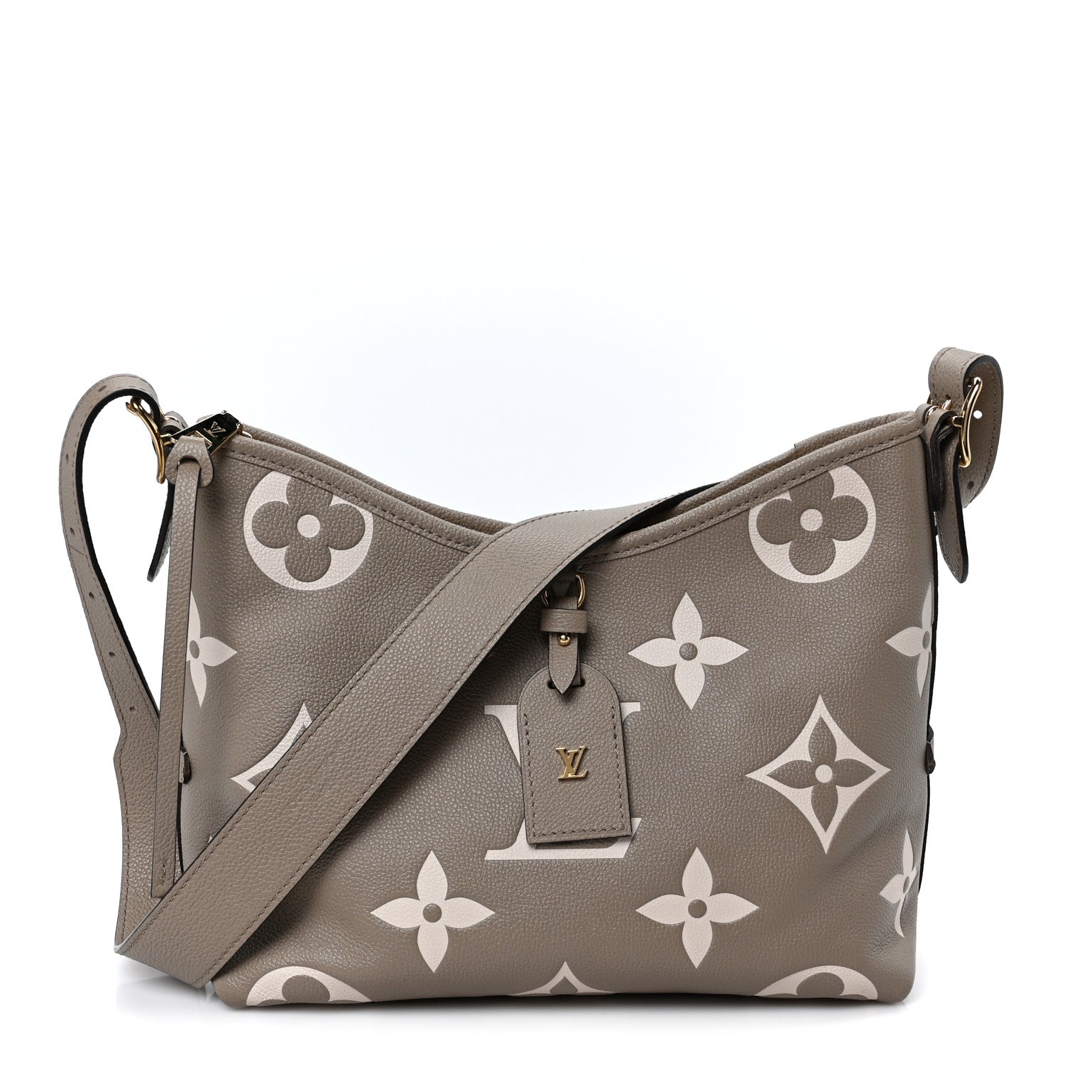 Louis Vuitton Empreinte Monogram Giant CarryAll PM Tourterelle Creme