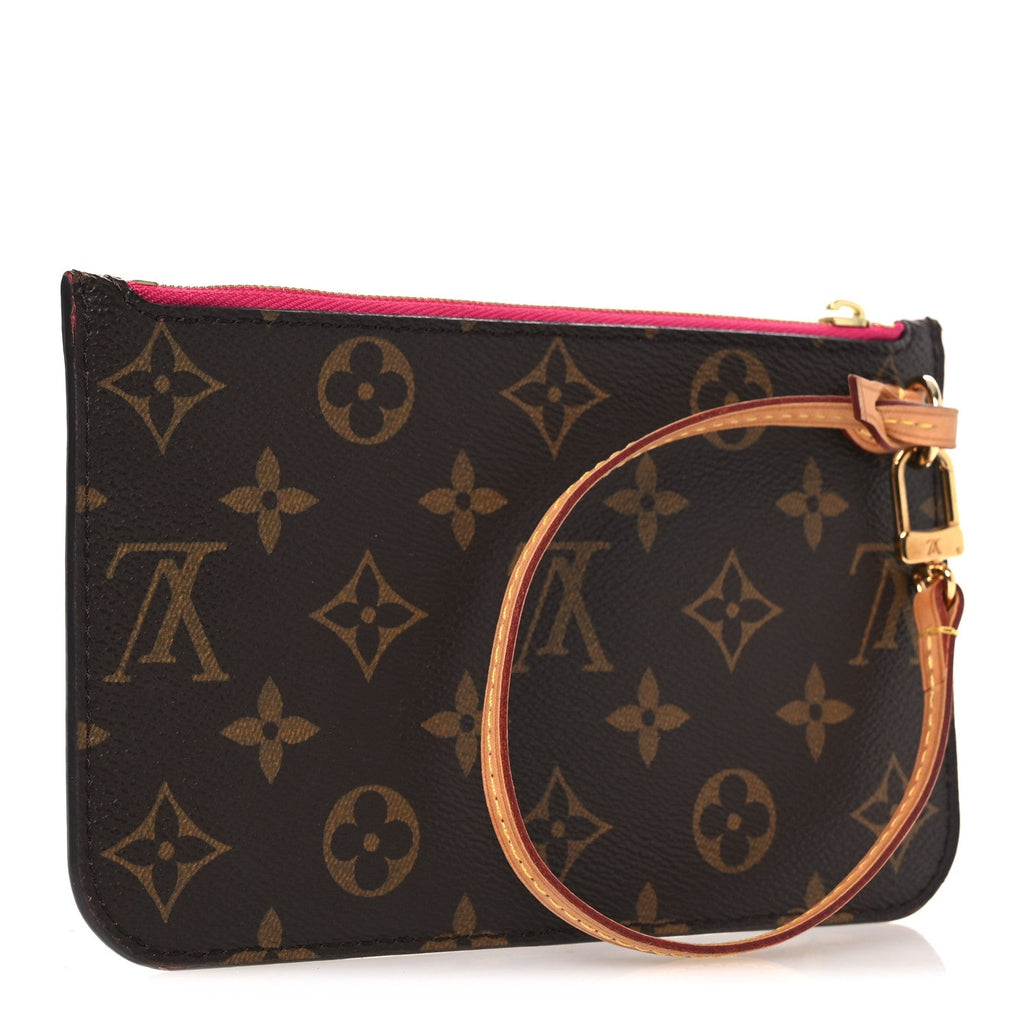 Louis Vuitton Monogram Neverfull PM Pochette Pivoine