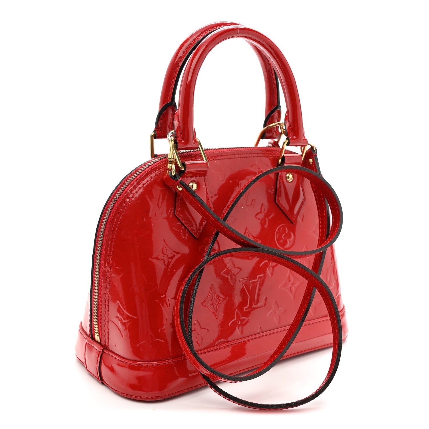 Louis Vuitton Vernis Alma BB Cherry