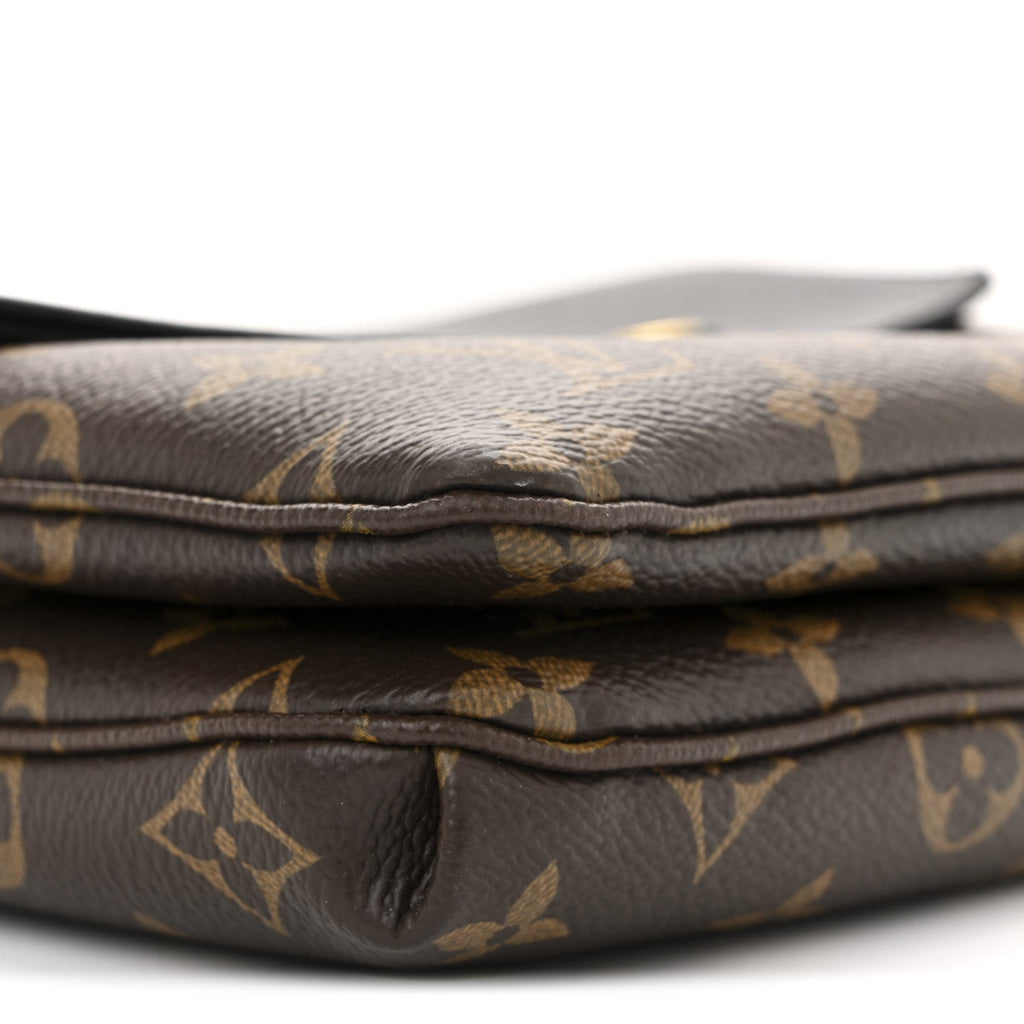 Louis Vuitton Monogram Twice Pochette Black