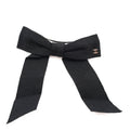 Grosgrain Bow CC Hair Clip Black