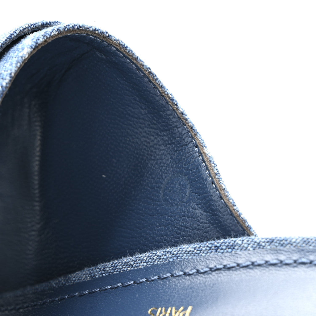 Louis Vuitton Denim Malletage Shake Mules 41 Blue