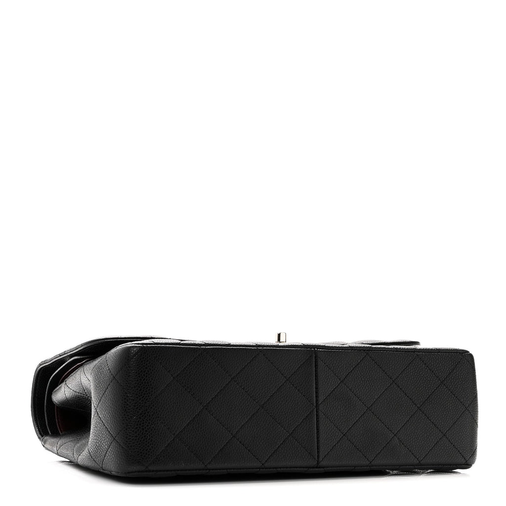 Chanel Caviar Quilted Jumbo Double Flap Black