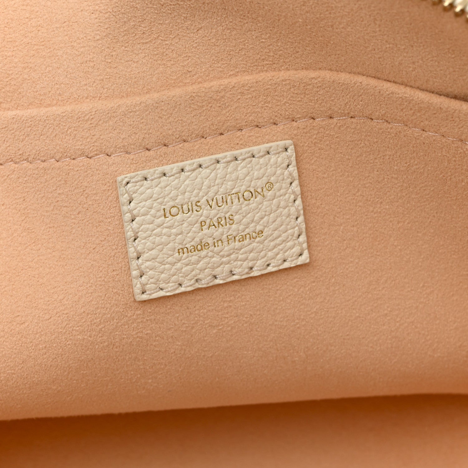 Louis Vuitton Empreinte Bi-Color Alma BB Milky White Peach