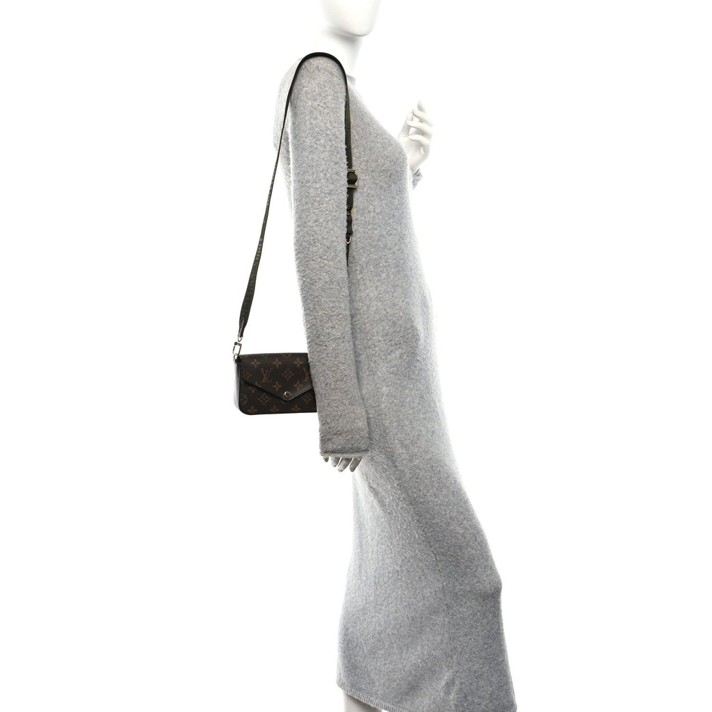 Louis Vuitton Monogram Felicie Strap & Go Kaki