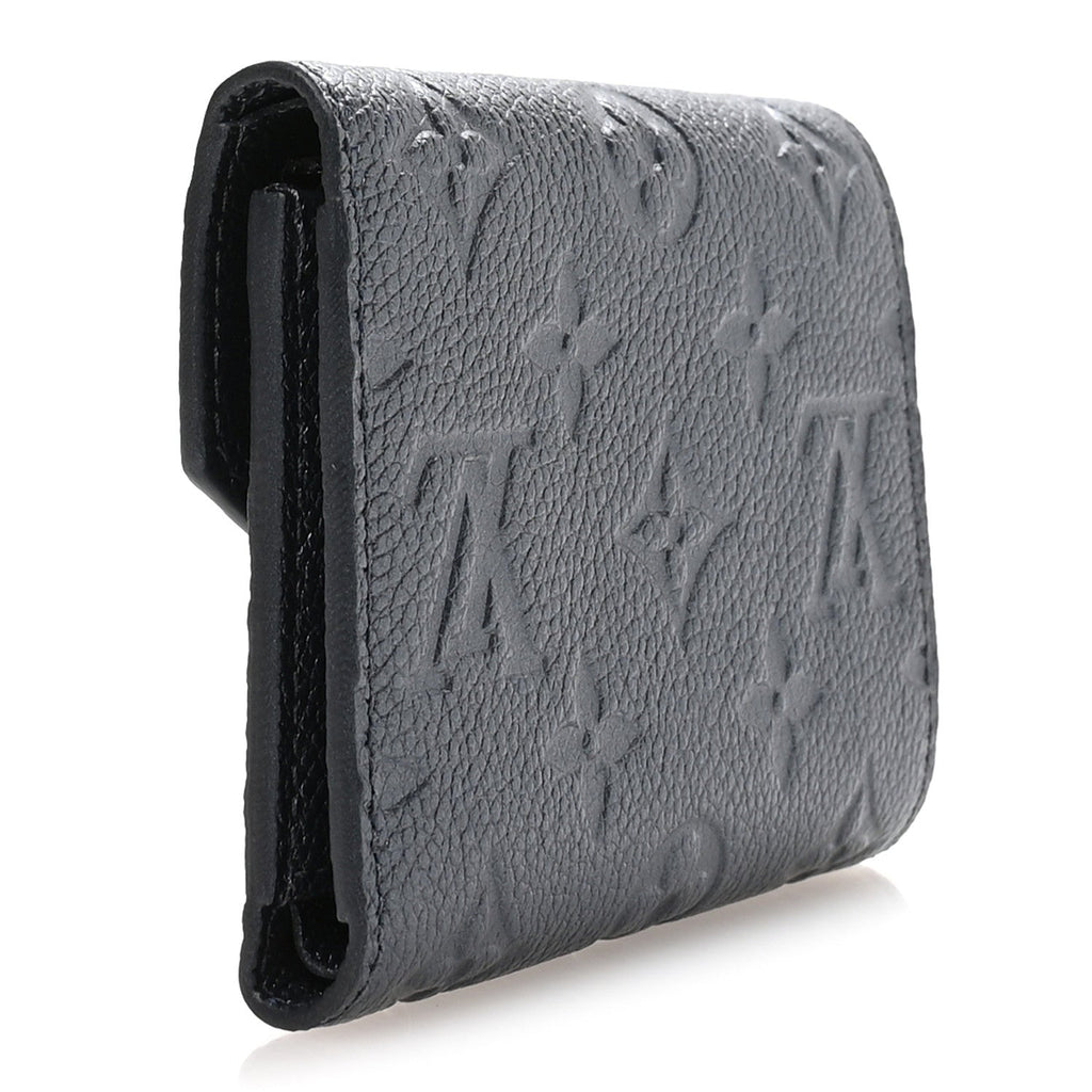 Louis Vuitton Empreinte Monogram Flower Victorine Wallet Navy Blue
