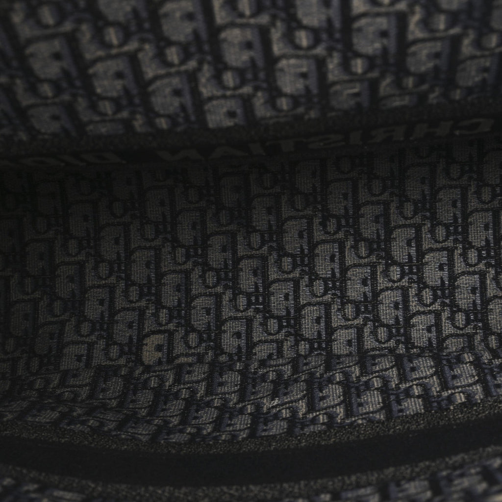 Christian Dior Oblique Large Book Tote Blue Multicolor