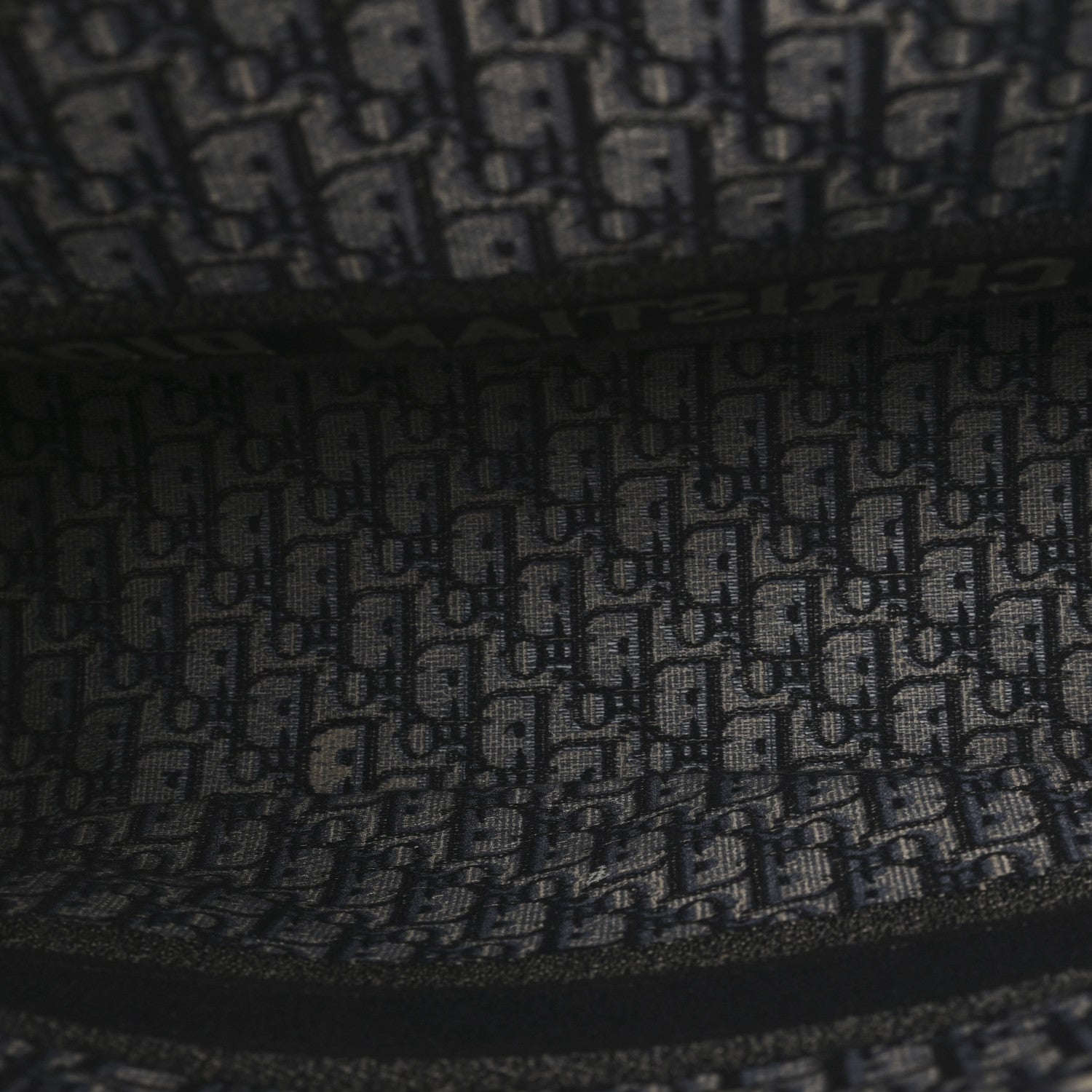 Christian Dior Oblique Large Book Tote Blue Multicolor