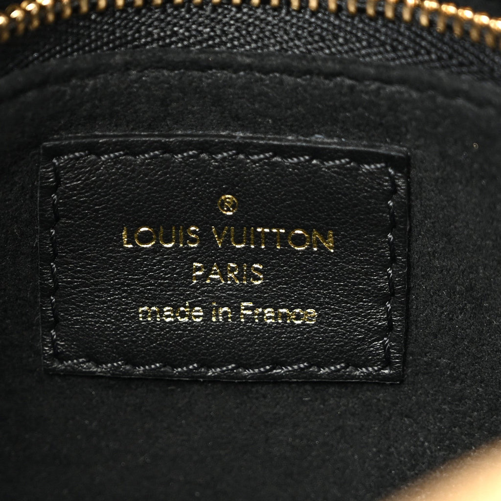 Louis Vuitton Monogram Petite Malle Souple Black