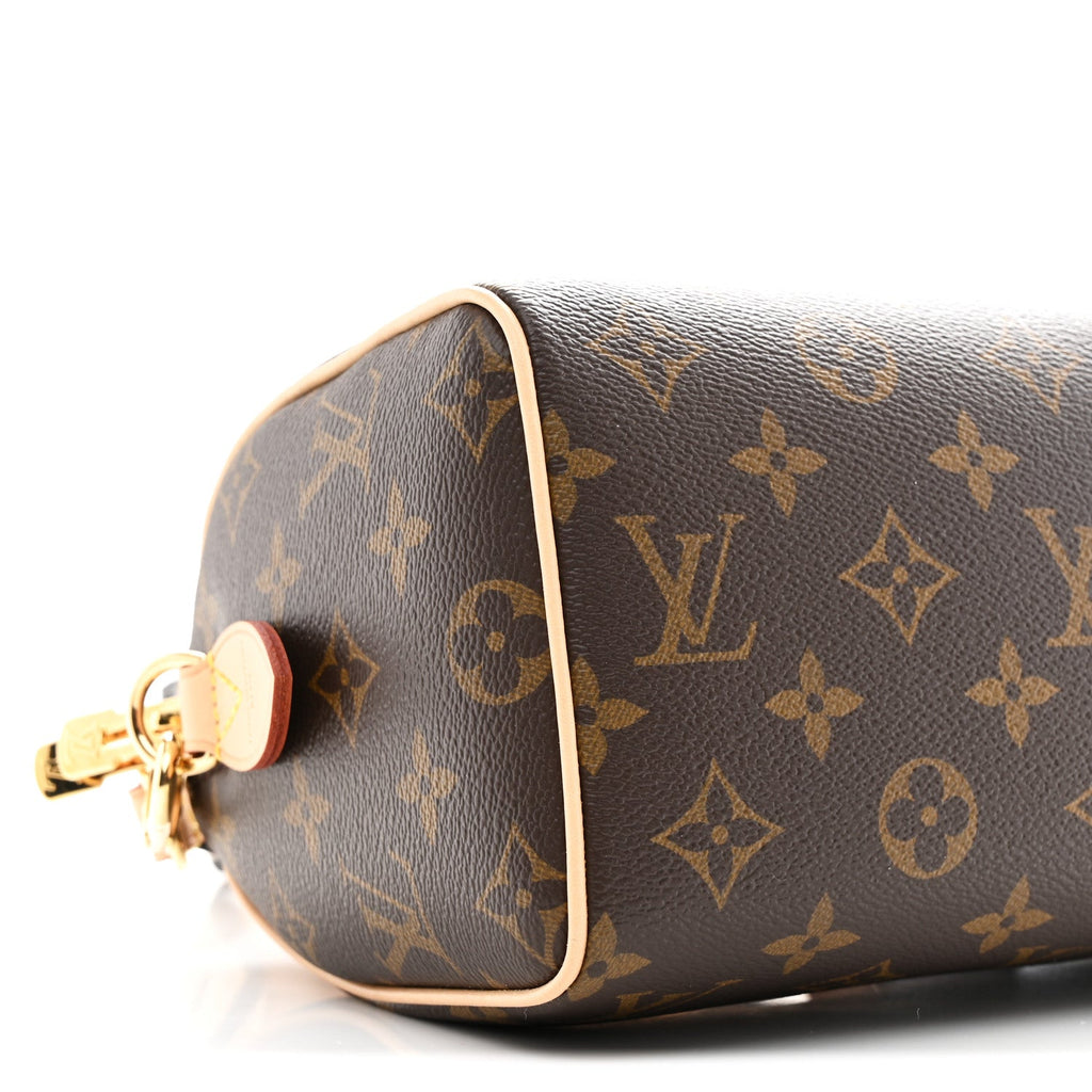 Louis Vuitton Monogram Speedy Bandouliere 20 Black
