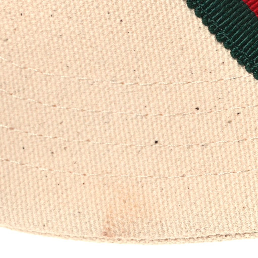 Gucci Cotton Logo Baseball Hat M Beige