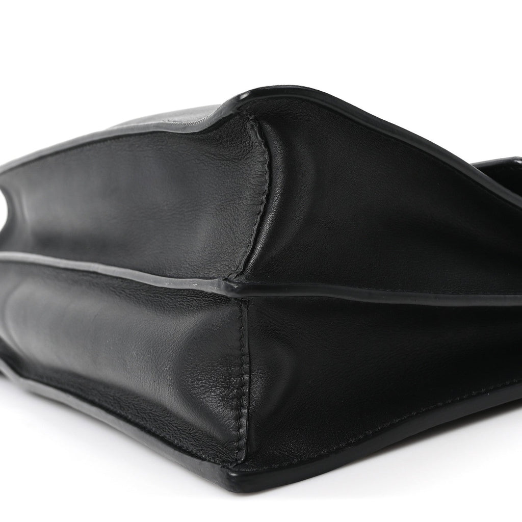 Prada Calfskin Medium Soft Sound Shoulder Bag Black