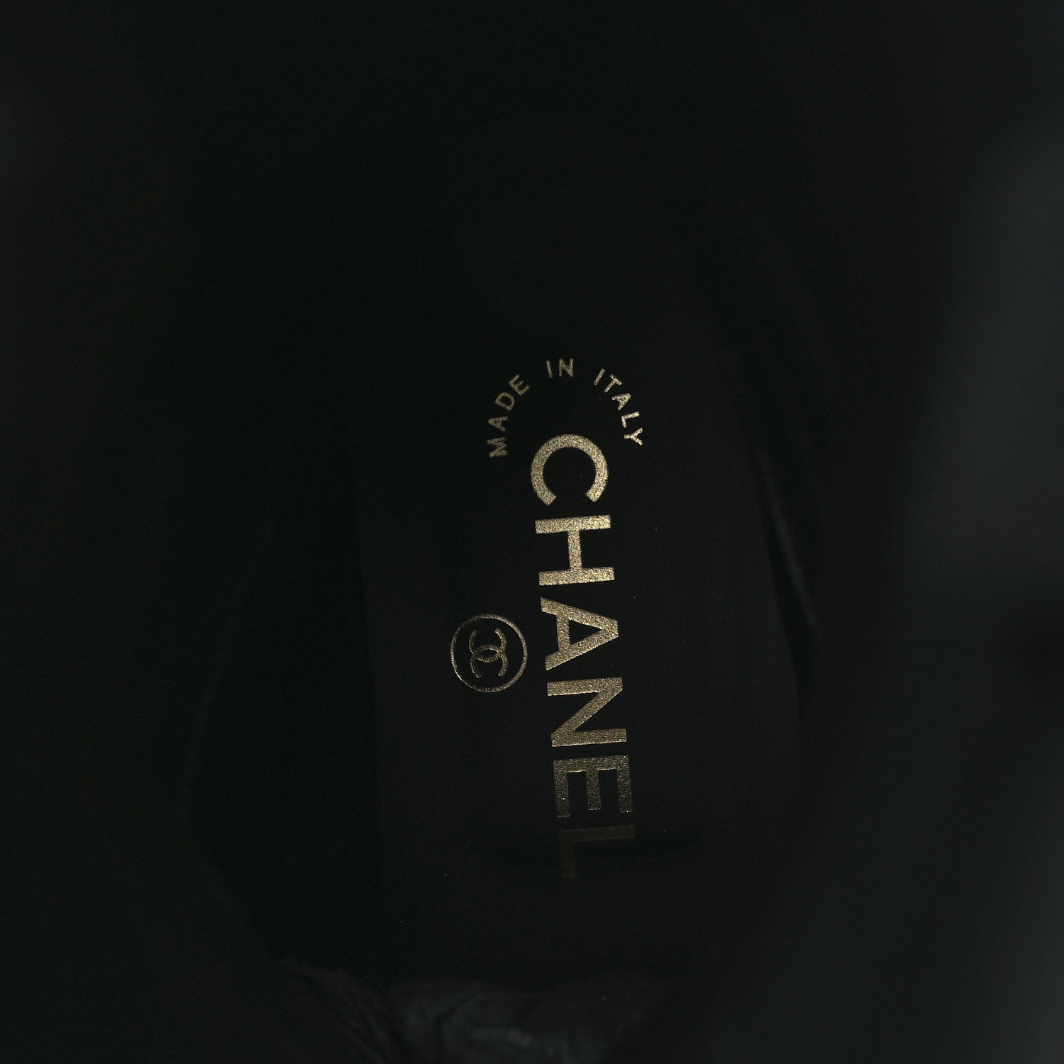 Chanel Suede Calfskin CC Short Boots 37 Black