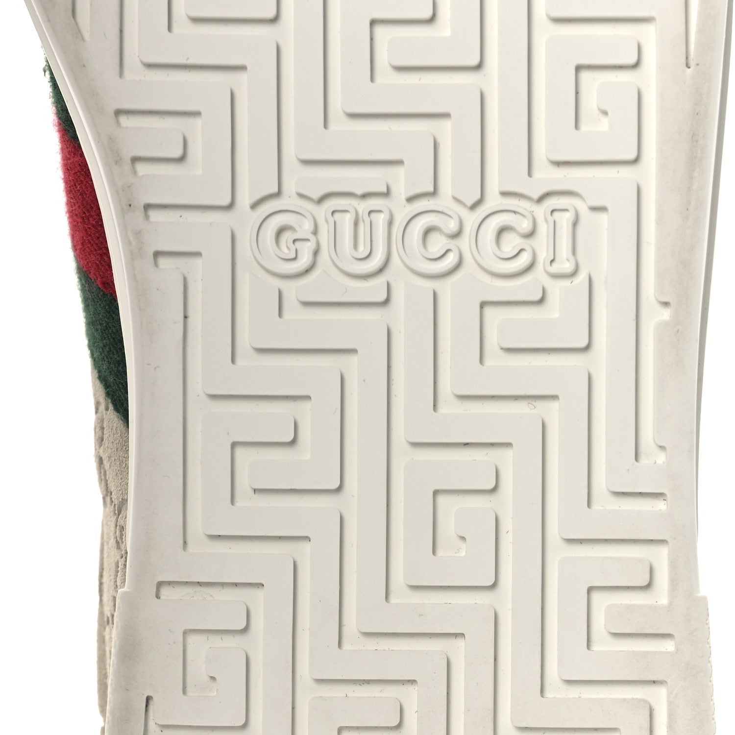Gucci Suede Web Mens Ace Sneakers 8.5 Oatmeal