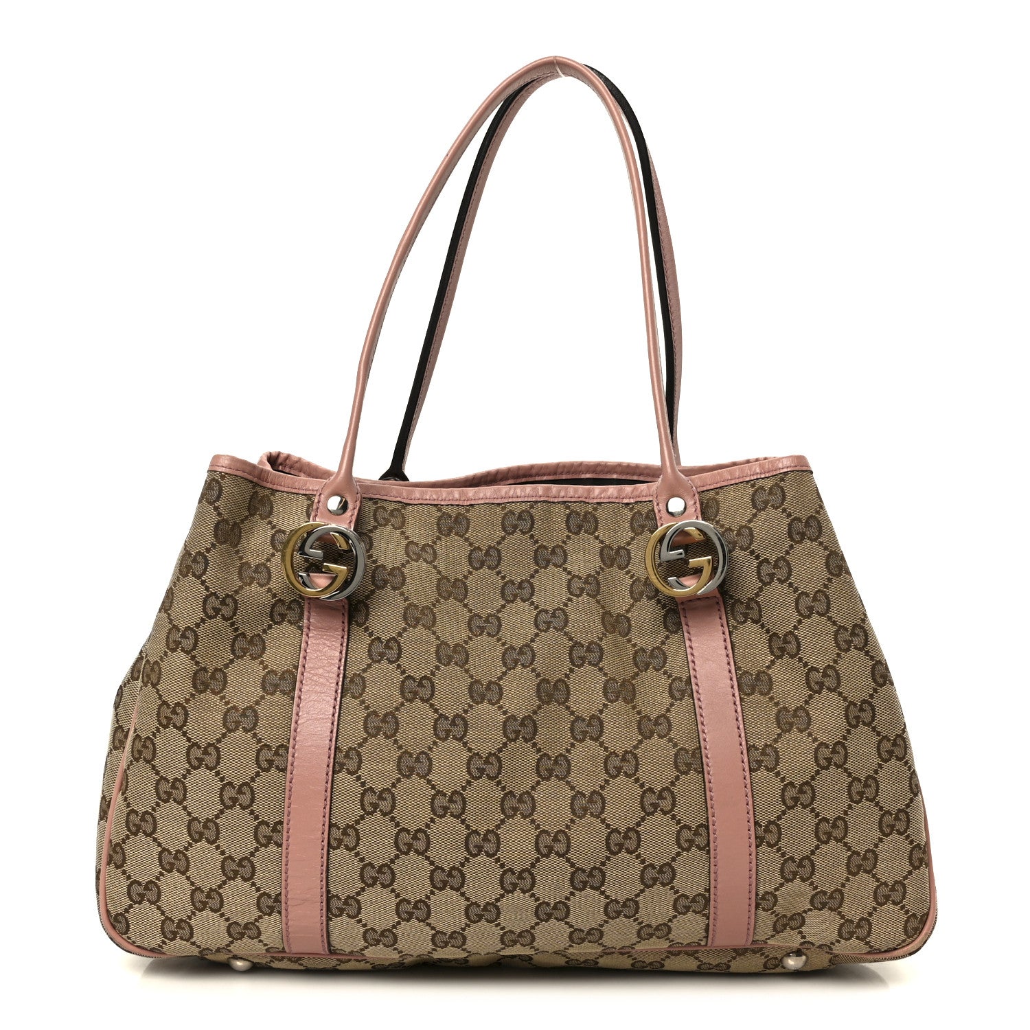 Gucci Monogram Medium Twins Tote Pink