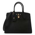 Louis Vuitton Taurillon City Steamer MM Black