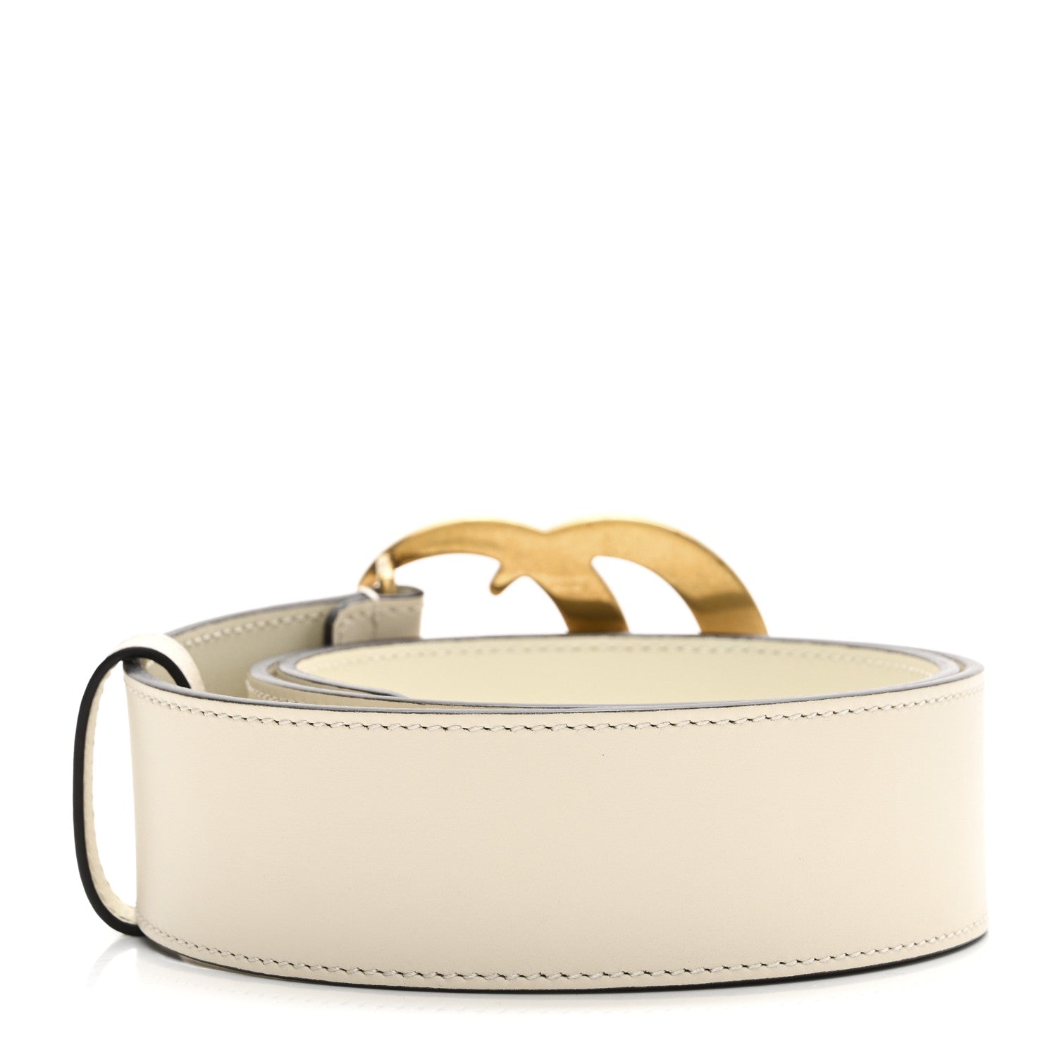 Gucci Calfskin Double G 40mm Belt 70 28 Mystic White