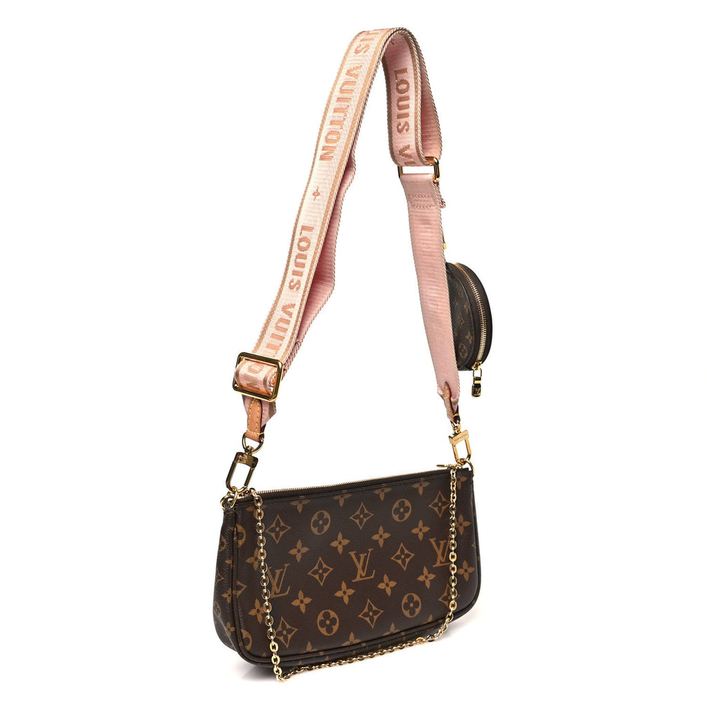 Louis Vuitton Monogram Multi Pochette Accessories Rose Clair