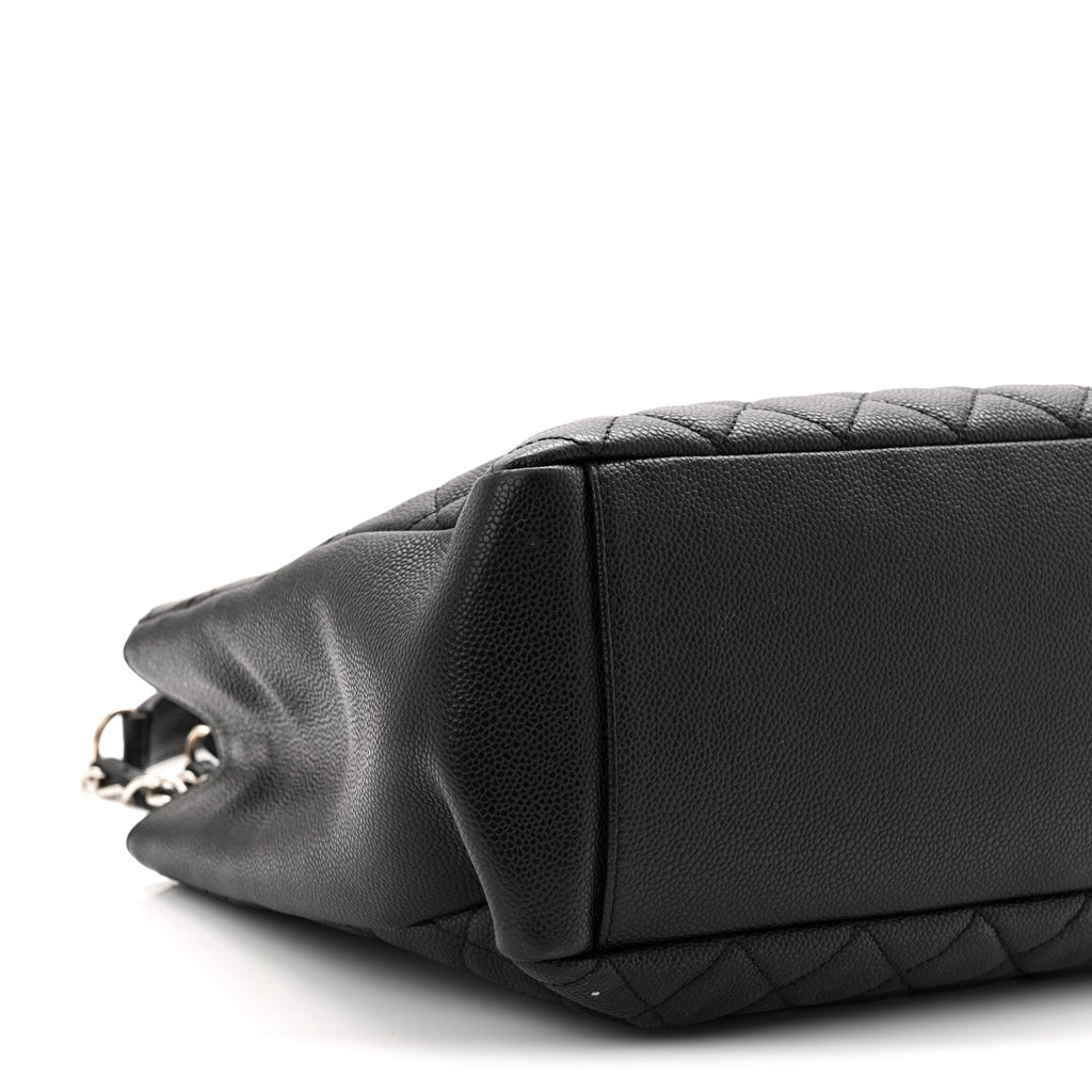 Chanel Caviar Quilted Grand Shopping Tote GST Black