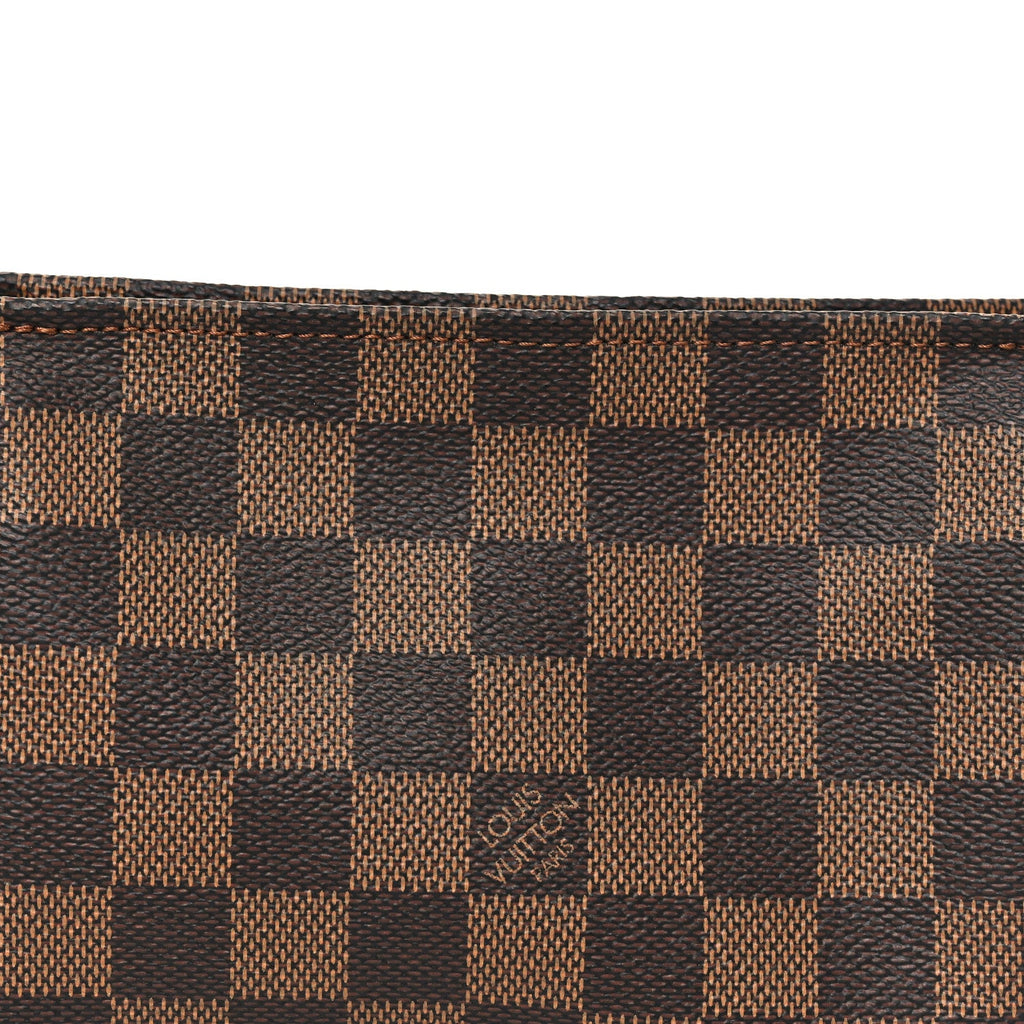 Louis Vuitton Damier Ebene Trousse Make Up Bag Pochette