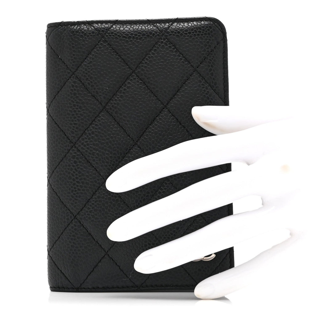 Chanel Caviar Quilted Agenda Cover Black